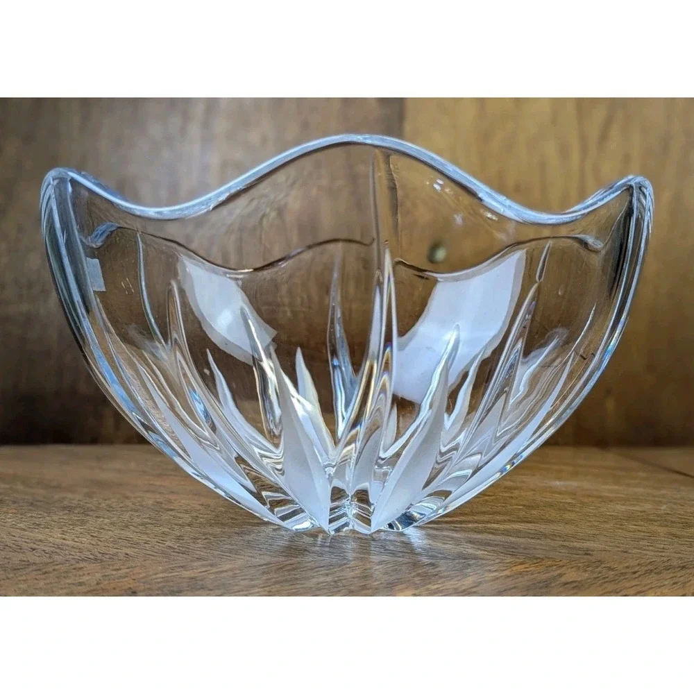 Vintage Crystal Mikasa Flame D'Amore Bowl Pattern 10